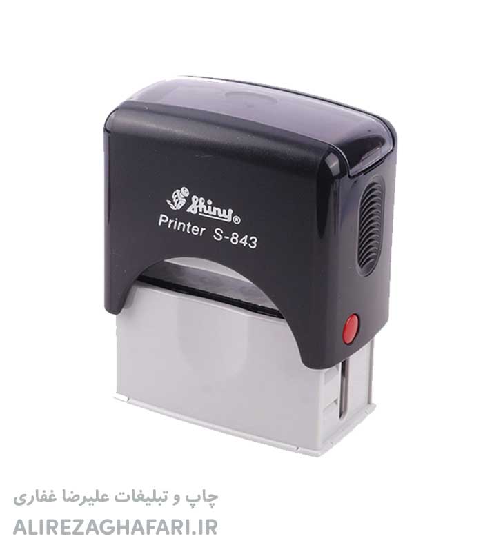 مهر ژلاتینی مستطیل شاینی S-843